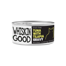 WhiskinGood Wet Food Tuna w/Tilapia Gravy 70g, 509076, cat Wet Food, WhiskinGood, cat Food, catsmart, Food, Wet Food